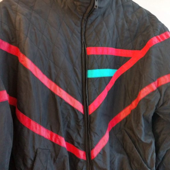 Out of the Blue Vintage Silk Jacket - Picture 2 of 5